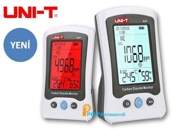 Unit A37 Karbondioksit Sıcaklık ve Nem Ölçer