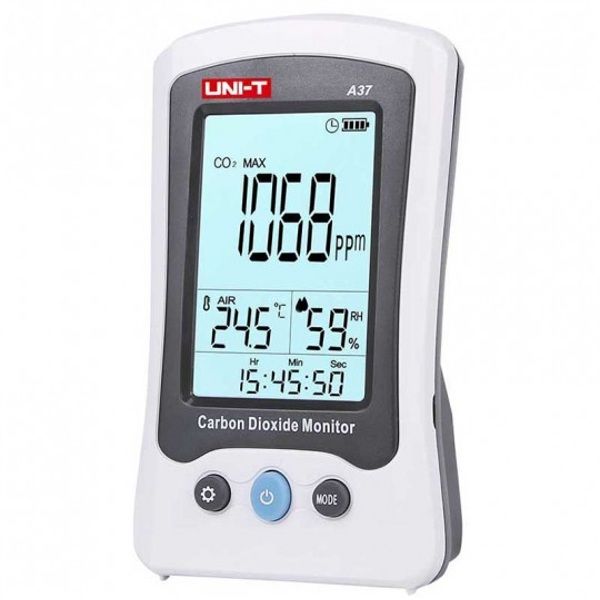 Unit A37 Karbondioksit Sıcaklık ve Nem Ölçer