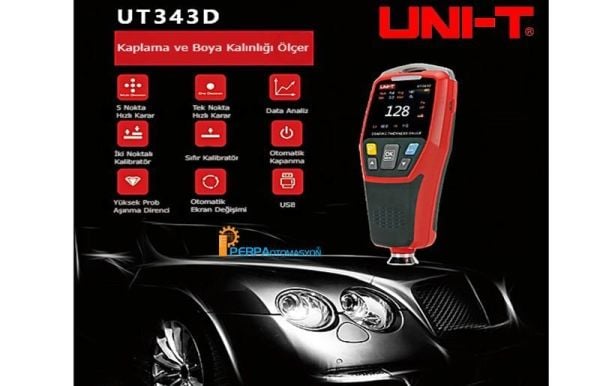 Unit UT343D Dijital Kaplama ve Boya Kalınlığı Ölçer