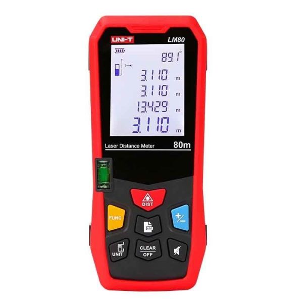 Unit LM80 Lazer Mesafe Ölçer Lazer Metre 80m