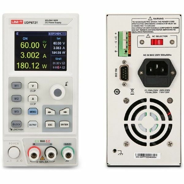 Unit UDP6721 60V 8A Programlanabilir Dc Güç Kaynağı