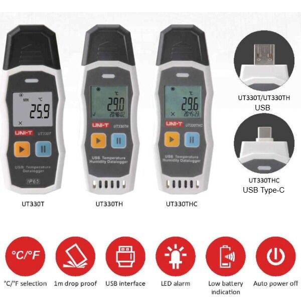 Unit UT330THC USB Datalogger