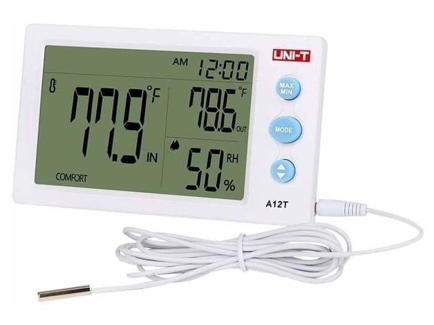 Unit A12T Dijital Termometre Sıcaklık Nem Ölçer