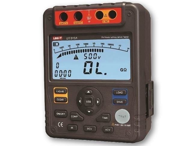 Unit UT513A İzolasyon Direnci Test Cihazı MegaOhmMetre