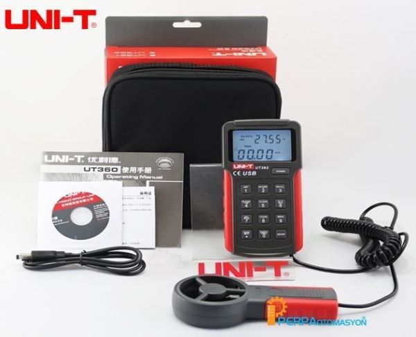 Unit UT362 Anemometre (Rüzgar Hızı ve Sıcaklık Ölçer)