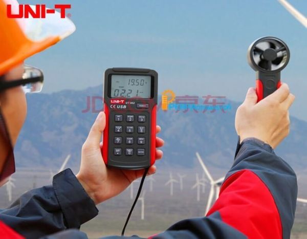 Unit UT362 Anemometre (Rüzgar Hızı ve Sıcaklık Ölçer)