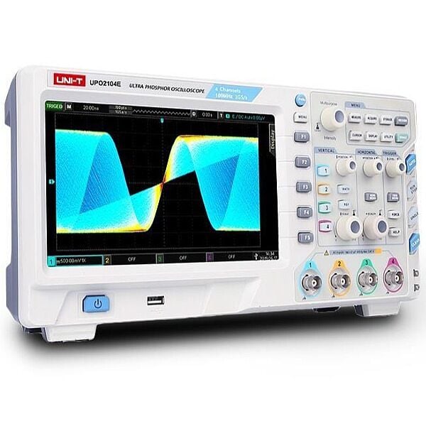 Unit UPO2104E 100MHz 4 Kanal  Ultra Fosforlu Osiloskop