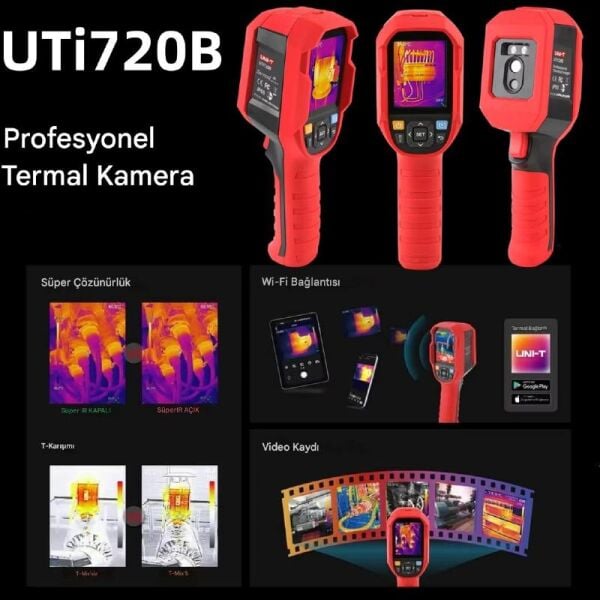 Unit UTi720B 256×192 Profesyonel Termal Kamera