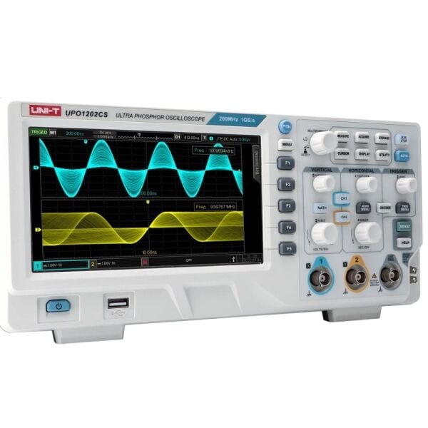 Unit UPO1202CS 200Mhz 2 Kanal Dijital Osiloskop