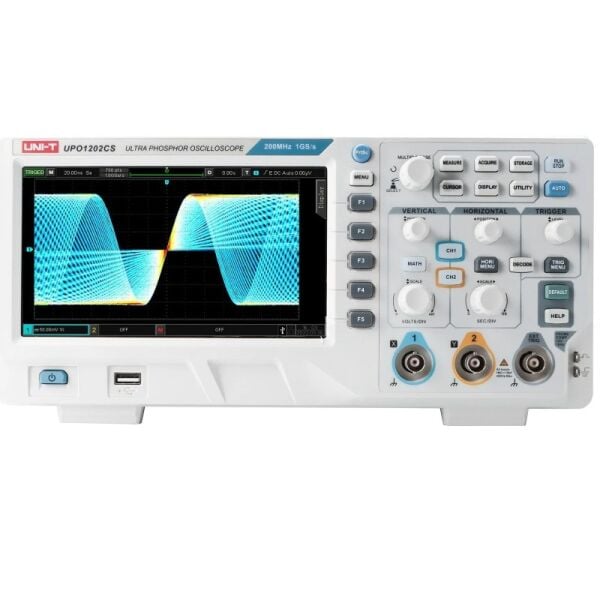 Unit UPO1202CS 200Mhz 2 Kanal Dijital Osiloskop