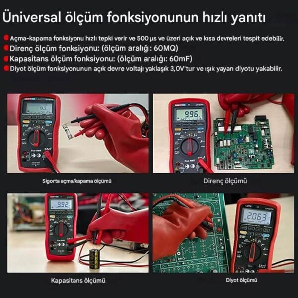 Unit UT197PV Endüstriyel Profesyonel Multimetre
