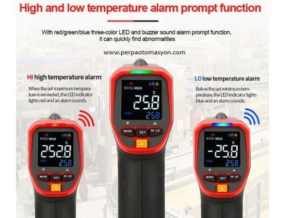 Unit UT302C+ Kızılötesi Lazer Termometre