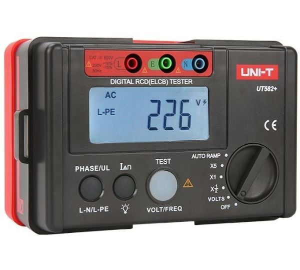 Unit UT582+ Dijital RCD (ELCB) Test Cihazı