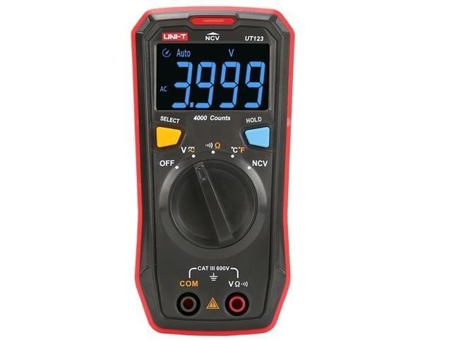Unit UT123 Led Ekran Otomatik Multimetre
