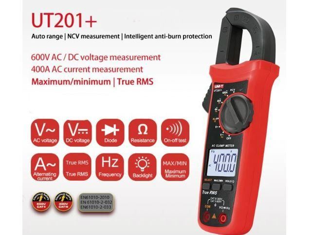 Unit True Rms Unit UT201+ True Rms Dijital Pensampermetre | 836,64 TL En Ucuz Fiyat ...