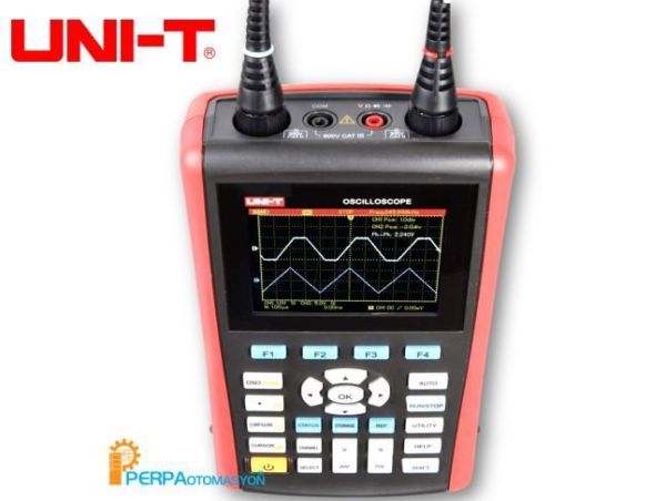 Unit UTD1050DL El Tipi 50MHz Çift Kanal Osiloskop Multimetre